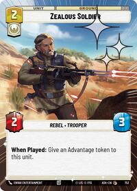 Zealous Soldier (Hyperspace Foil) #753