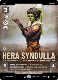 Hera Syndulla - Renegade General (Prestige) #787
