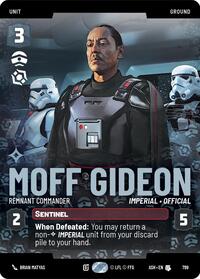 Moff Gideon - Remnant Commander (Prestige) #799