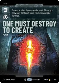 One Must Destroy to Create (Prestige) #816
