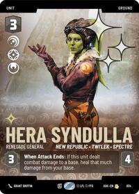 Hera Syndulla - Renegade General (Prestige Foil) #834