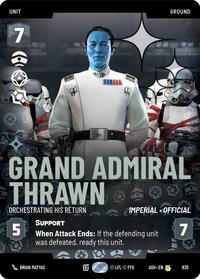 Grand Admiral Thrawn - Orchestrating His Return (Prestige Foil) #835