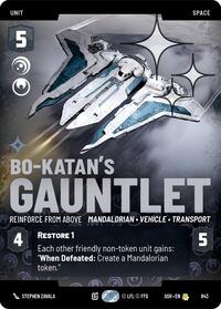 Bo-Katan's Gauntlet - Reinforce from Above (Prestige Foil) #843