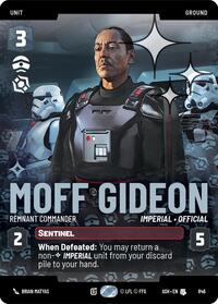 Moff Gideon - Remnant Commander (Prestige Foil) #846