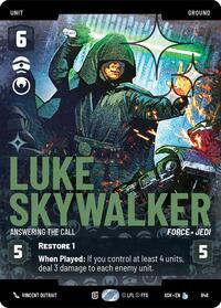 Luke Skywalker - Answering the Call (Prestige Foil) #848