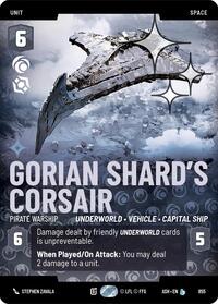 Gorian Shard's Corsair - Pirate Warship (Prestige Foil) #855