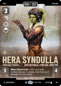 Hera Syndulla - Renegade General (Serialized) #881
