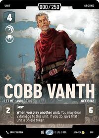 Cobb Vanth - Let Me Handle This (Serialized) #888