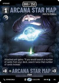 Arcana Star Map - Path to Peridea (Serialized) #892