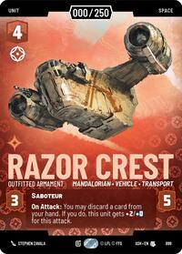 Razor Crest - Outfitted Armament (Serialized) #899