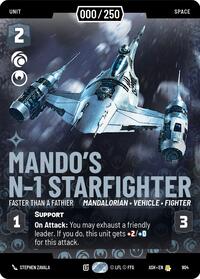Mando's N-1 Starfighter - Faster than a Fathier (Serialized) #904