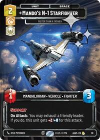 Mando's N-1 Starfighter - Faster than a Fathier (Foil) #38