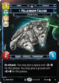 Millennium Falcon - Dodging Patrols (Prize Wall) #141