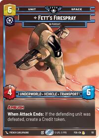 Fett's Firespray - In Pursuit (Prize Wall) #151