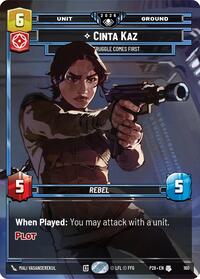 Cinta Kaz - The Struggle Comes First (Prize Wall) (Foil) #160