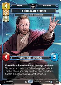 Obi-Wan Kenobi - Finding What Doesn't Exist (Prize Wall) (Foil)xist #161