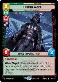 Darth Vader - Any Methods Necessary #43/272