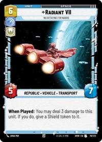Radiant VII - Negotiating for Naboo #79/272