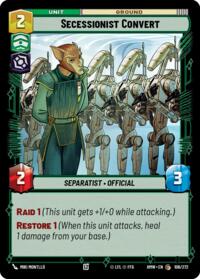Secessionist Convert #106/272
