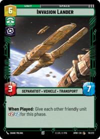 Invasion Lander #111/272