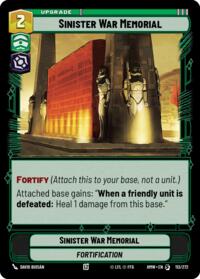 Sinister War Memorial #113/272