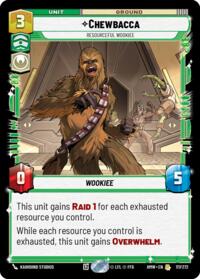 Chewbacca - Resourceful Wookiee #117/272