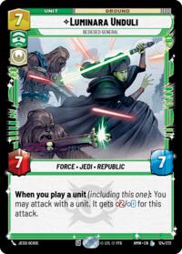 Luminara Unduli - Besieged General #124/272