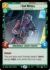Zam Wesell - Not What She Seems #134/272