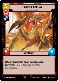 Arena Acklay - Screaming Predator #156/272