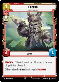 Teebo - Striped Hunter #162/272