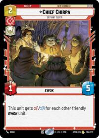 Chief Chirpa - Defiant Elder #164/272