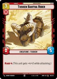 Tusken Bantha Rider #181/272