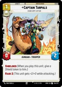 Captain Tarpals - Grand Army Captain #254/272