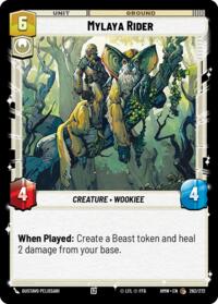 Mylaya Rider #262/272