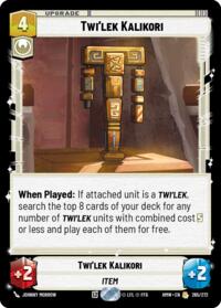 Twi'lek Kalikori #265/272
