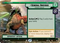 General Grievous - Separatist Warlord (Hyperspace) #280