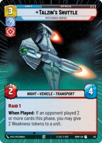 Talzin's Shuttle - Mysterious Arrival (Hyperspace) #312