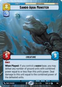 Sando Aqua Monster (Hyperspace) #366