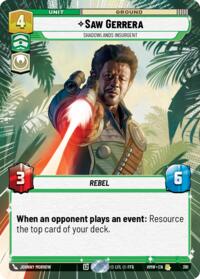Saw Gerrera - Shadowlands Insurgent (Hyperspace) #391
