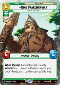King Grakchawwaa - King of Kashyyyk (Hyperspace) #395