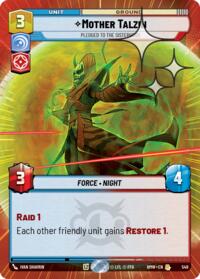 Mother Talzin - Pledged to the Sisterhood (Hyperspace Foil) #549