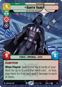 Darth Vader - Any Methods Necessary (Hyperspace Foil) #553