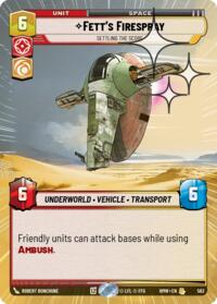Fett's Firespray - Settling the Score (Hyperspace Foil) #563