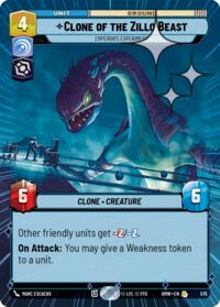 Clone of the Zillo Beast - Emperor's Experiment (Hyperspace Foil) #575