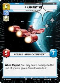 Radiant VII - Negotiating for Naboo (Hyperspace Foil) #589