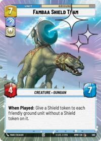 Fambaa Shield Team (Hyperspace Foil) #590