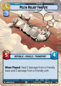 Pelta Relief Frigate (Hyperspace Foil) #601