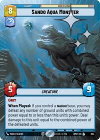 Sando Aqua Monster (Hyperspace Foil) #604