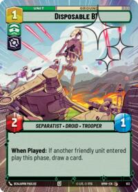 Disposable B1 (Hyperspace Foil) #613