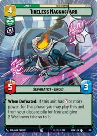Tireless Magnaguard (Hyperspace Foil) #619